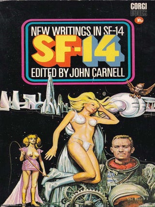 New Writings in SF-14. Features James White's Blood Brother as the lead story.