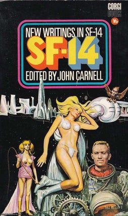 New Writings in SF-14. Features James White's Blood Brother as the lead story.