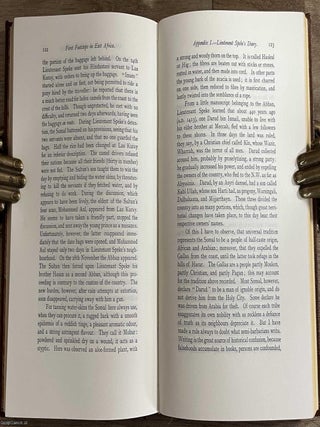 First Footsteps in East Africa or, An Exploration of Hyarar. Volume 1 & 2. By Captain Sir Richard F. Burton, edited by Isabel Burton..