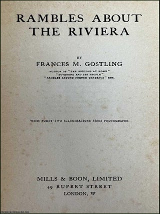 Rambles About the Riviera.