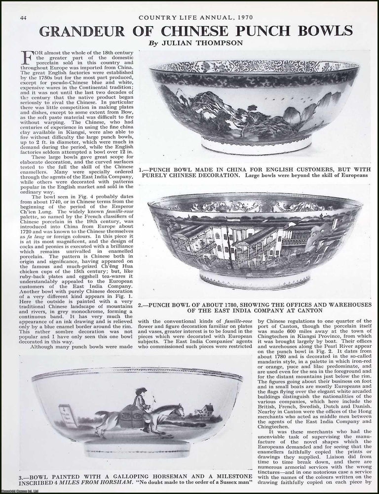 Item #521889 Grandeur of Chinese Punch Bowls. Several pictures and accompanying text, removed...