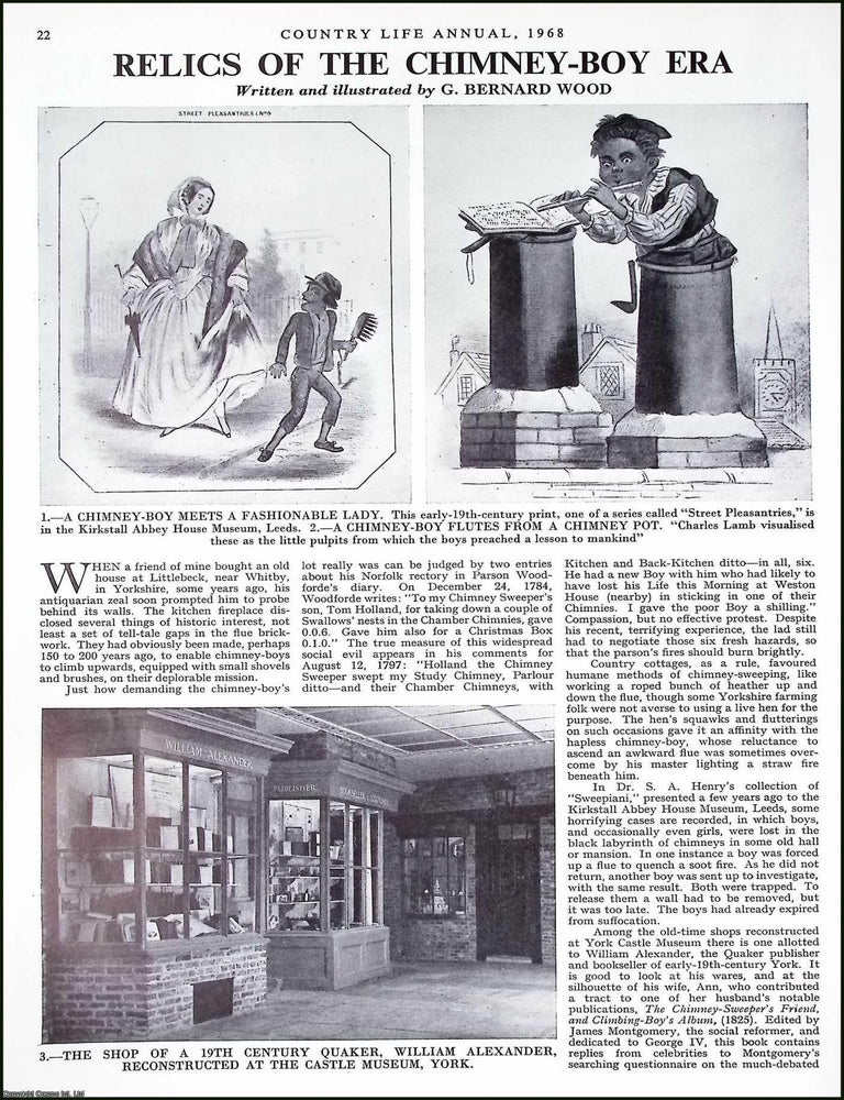 Item #521907 Relics of the Chimney-Boy Era : The history & working life of chimney sweeps and...