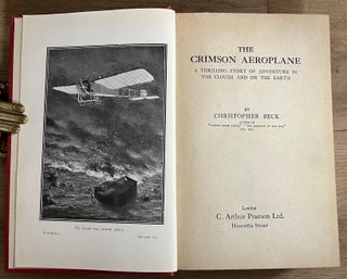 The Crimson Aeroplane : A Thrilling Story of Adventure in the Clouds and on the Earth.