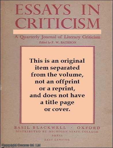 Item #603154 John Berryman and Mistress Bradstreet: A Relation of Reason. An original article...
