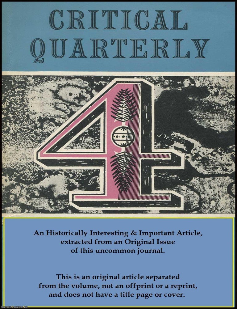 Item #603546 Twentieth Century Poetry: An Open University Course. An original article from...