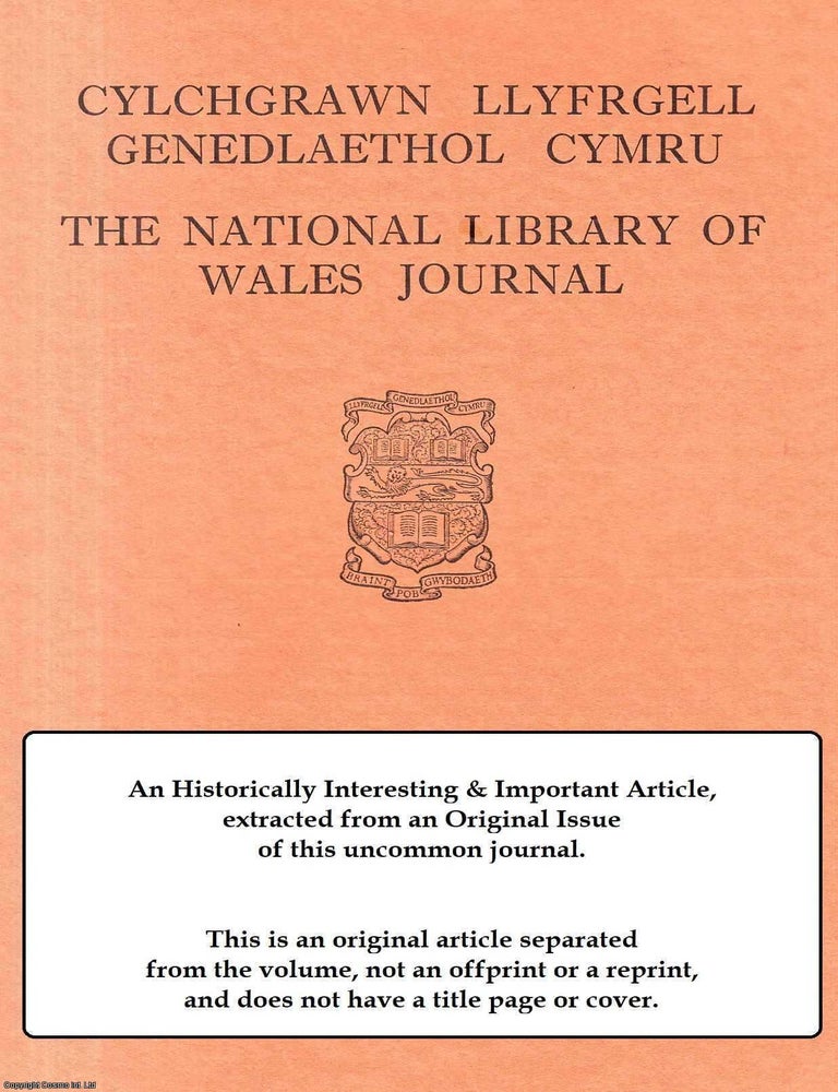 Item #604544 Disgyniad Pendefigaeth Cymru (The Descent of The Sovereignty of Wales). An original...
