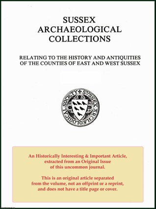 Item #605158 Otehall. An original article from the Journal of the Sussex Archaeological Society,...