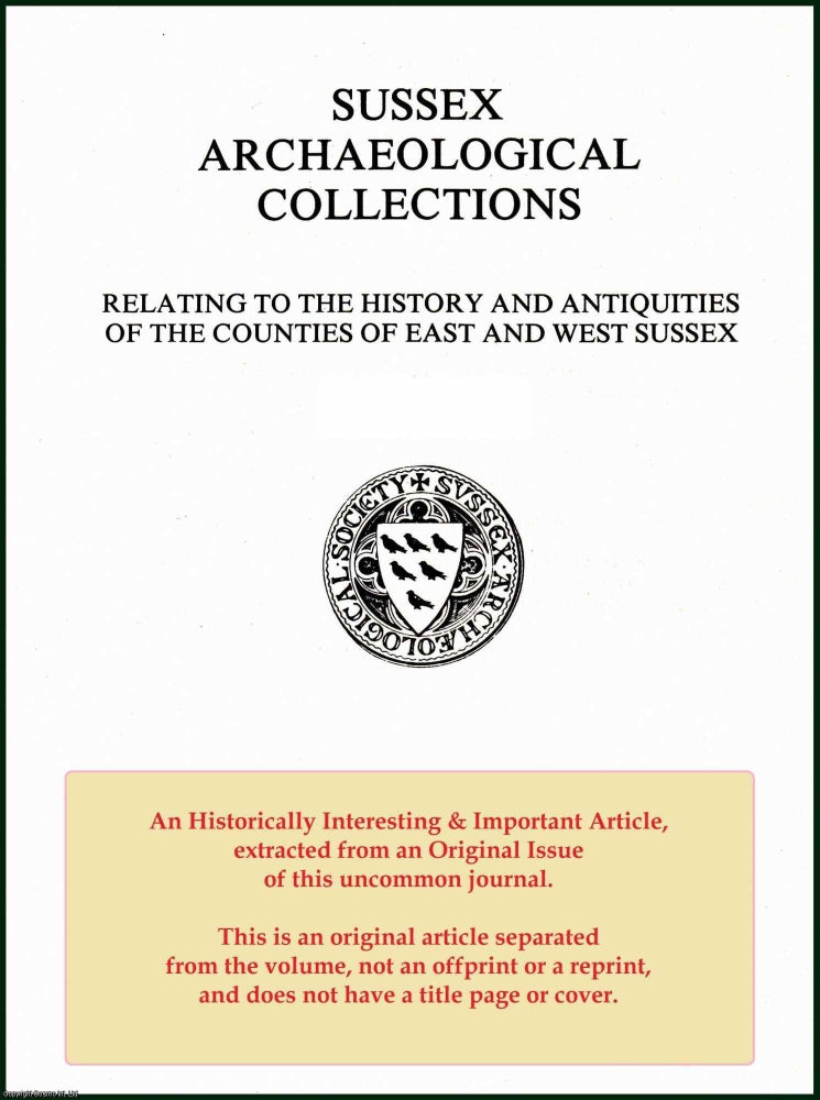 Item #607127 Perch and Acre Sizes in Medieval Sussex. An original article from the Journal of the...