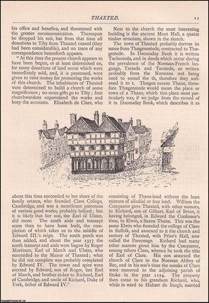 Item #607609 Thaxted. An original article from The Antiquary Magazine, 1888. R. W. Dixon