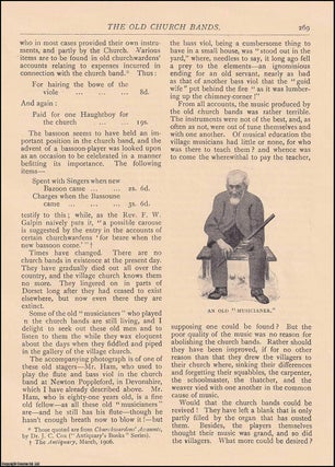 Item #607709 The Old Church Bands. An original article from The Antiquary Magazine, 1914. Gordon...