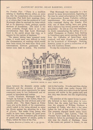 Item #607712 Eastbury House, near Barking, Essex. An original article from The Antiquary...