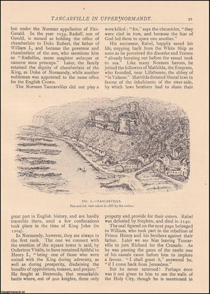 Item #607715 Cancarville in Upper Normandy. An original article from The Antiquary Magazine,...