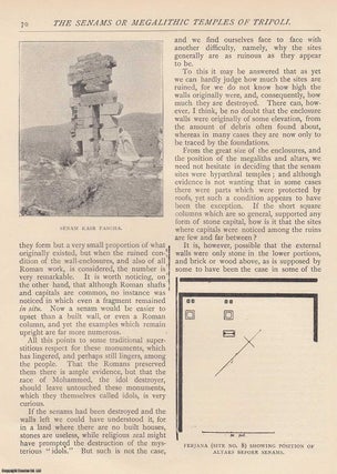 Item #607724 The Senams or Megalithic Temples of Tripoli. An original article from The Antiquary...