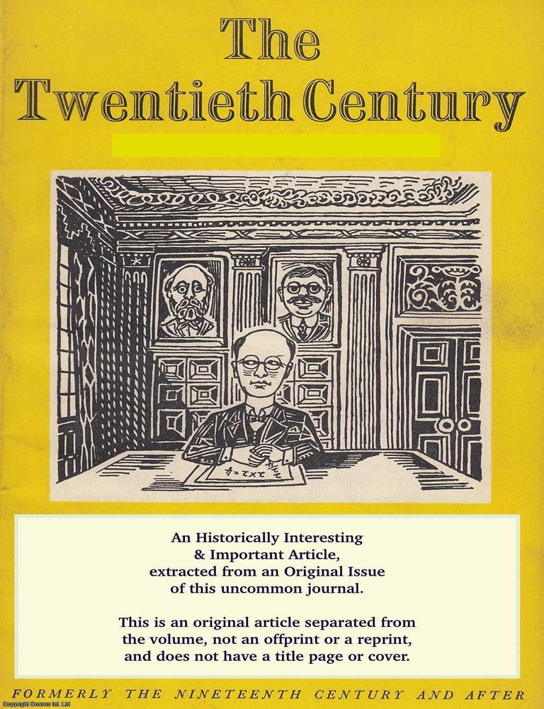 Item #608095 Ideology and Civility. An original article from The Twentieth Century, 1959. Edward...