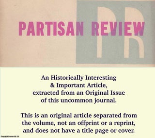 Item #608190 Science Education and The Sense of Self. An original article from Partisan Review 2,...