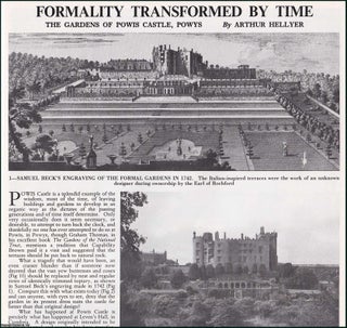 Item #609178 Formality Transformed by Time: The Gardens of Powis Castle, Powys. Several pictures...