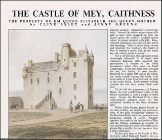 Item #609189 The Castle of Mey, Caithness: The Property of HM Queen Elizabeth The Queen Mother....