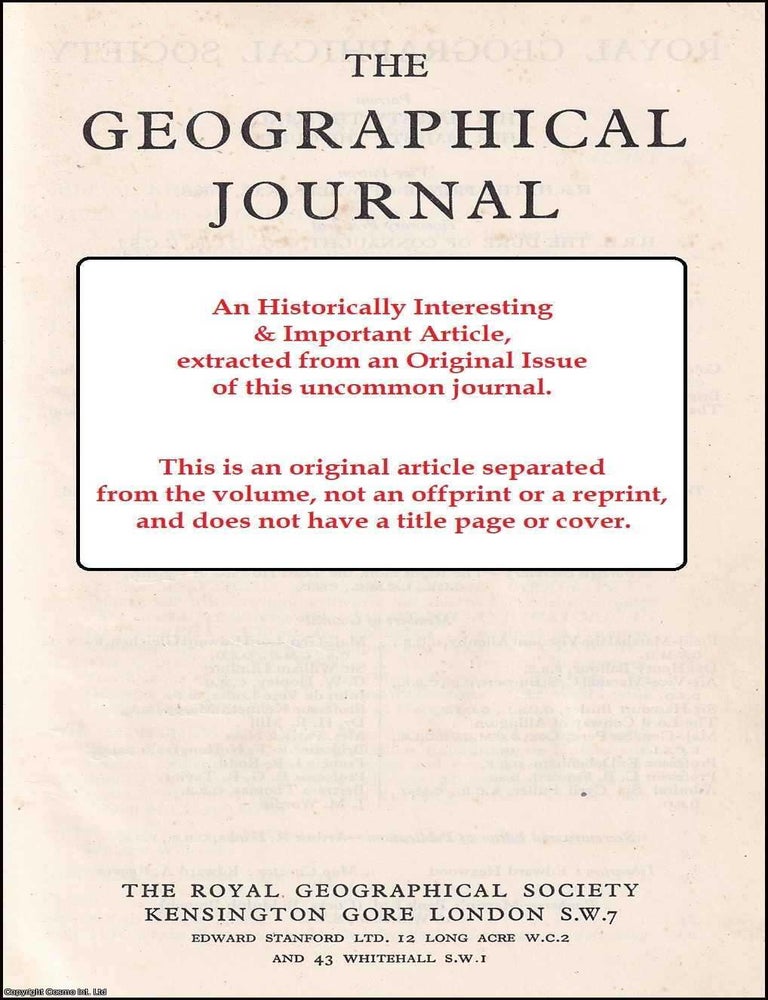 Item #609606 John Adams and His Map of England. An original article from the Geographical Journal of The Royal Geographical Society, 1932. Edward Heawood.