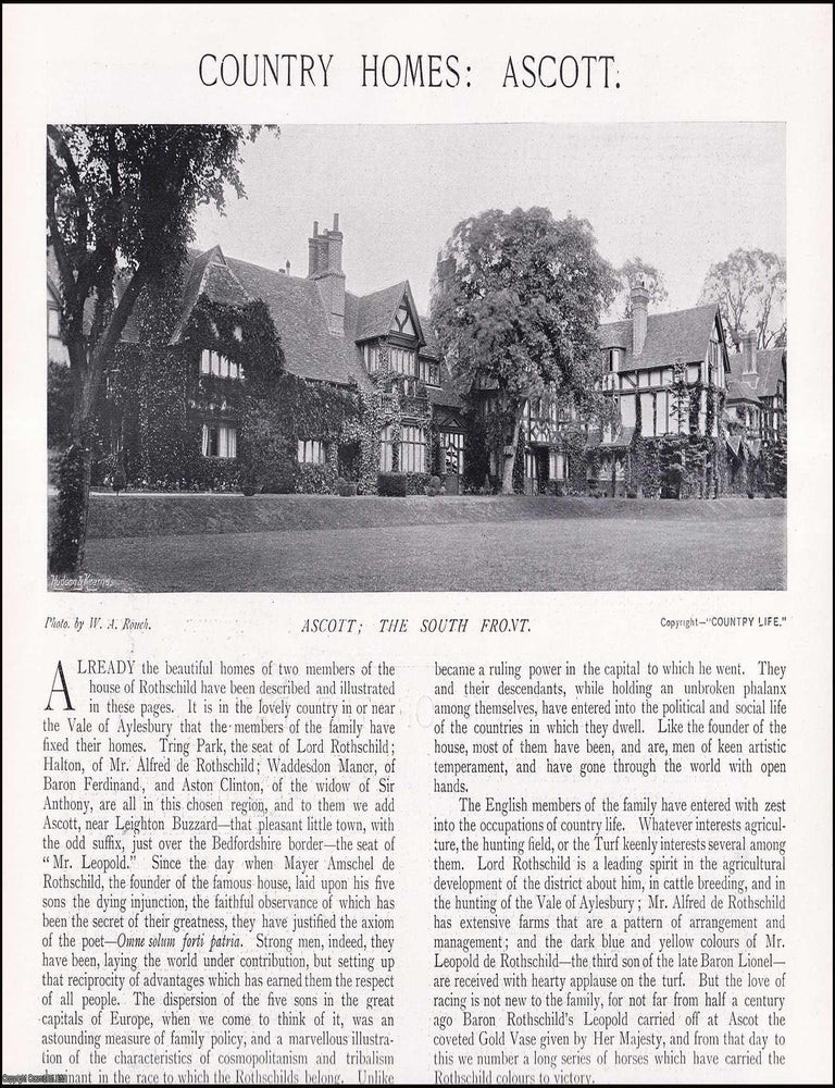 Item #611551 Ascott, Leighton Buzzard, Bedfordshire. Several pictures and accompanying text,...