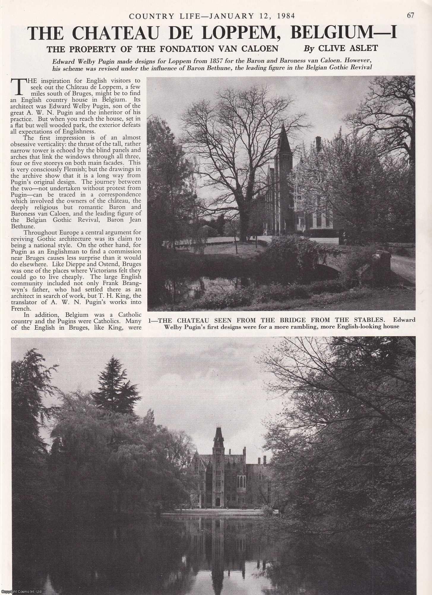 The Chateau de Loppem, Belgium. The Property of The Fondation van ...