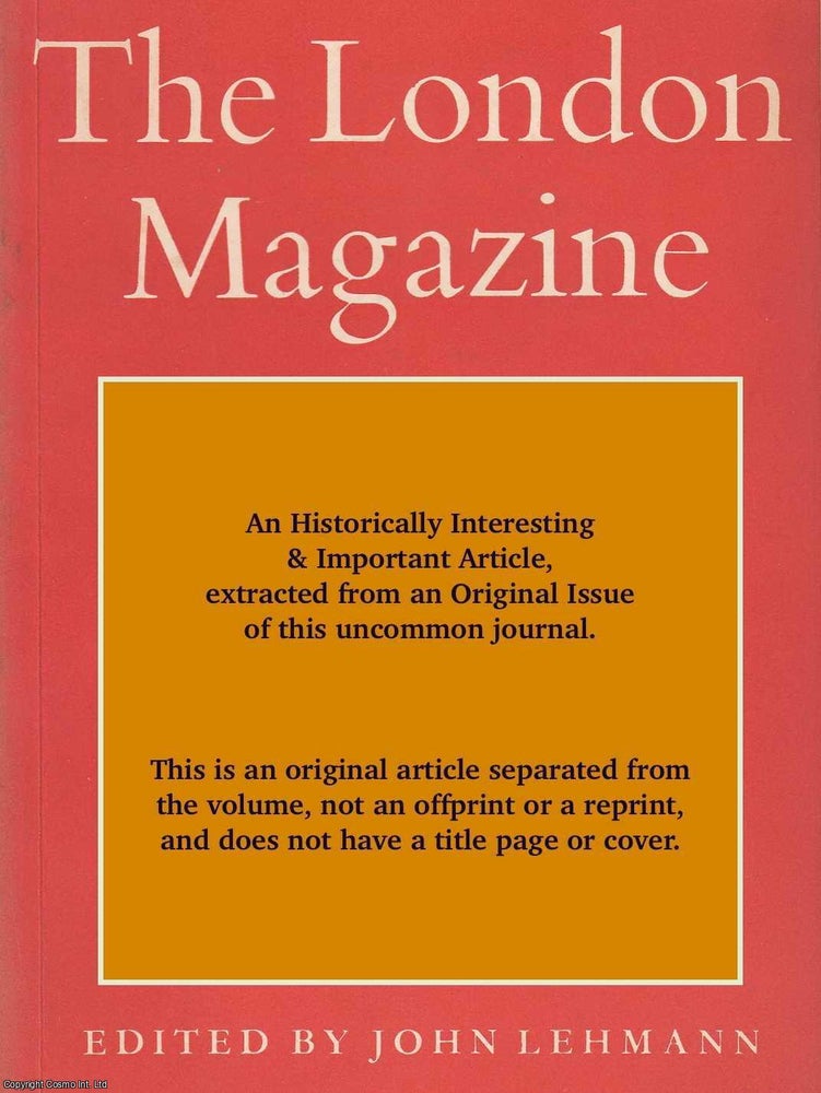 Item #614520 Japan: Yone Noguchi and D. H. Lawrence. An original article from the London Magazine...