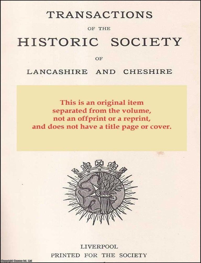 Item #619876 The Cheshire Estates of John Tollemache of Peckforton, 1861-1872. An original...