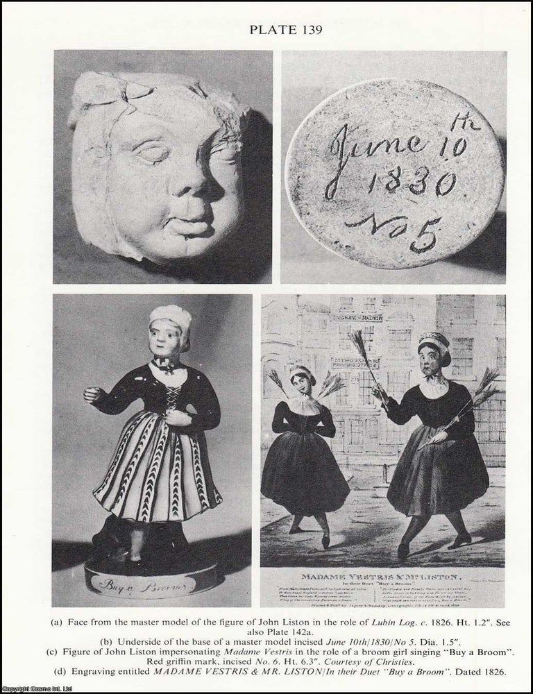 Item #621451 Rockingham Porcelain Figures of Theatrical Personalities and Continental Peasants:...