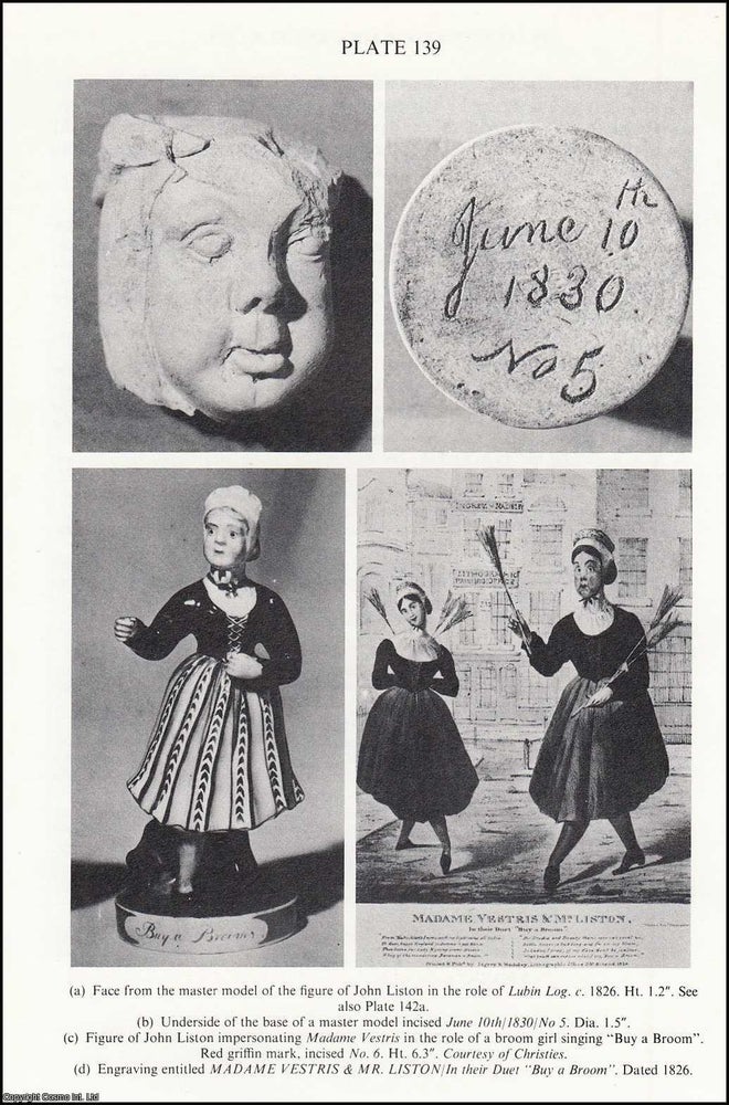 Item #621451 Rockingham Porcelain Figures of Theatrical Personalities and Continental Peasants:...