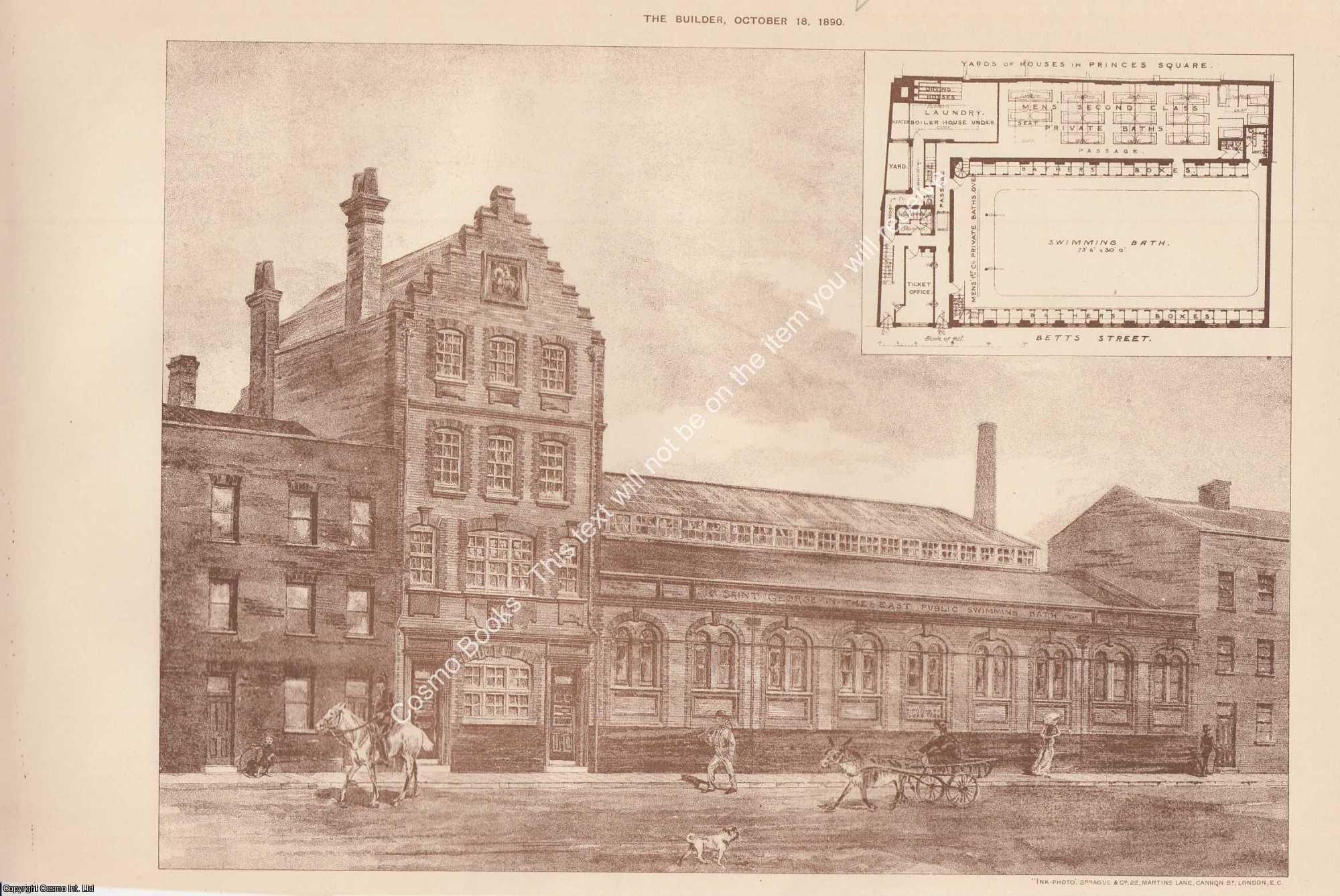 1890 : Swimming Baths, St. George's In The East. Keith D. Young ...