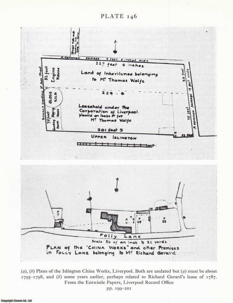 Item #622437 Thomas Wolfe, Miles Mason and John Lucock at The Islington China Manufactory, Upper...