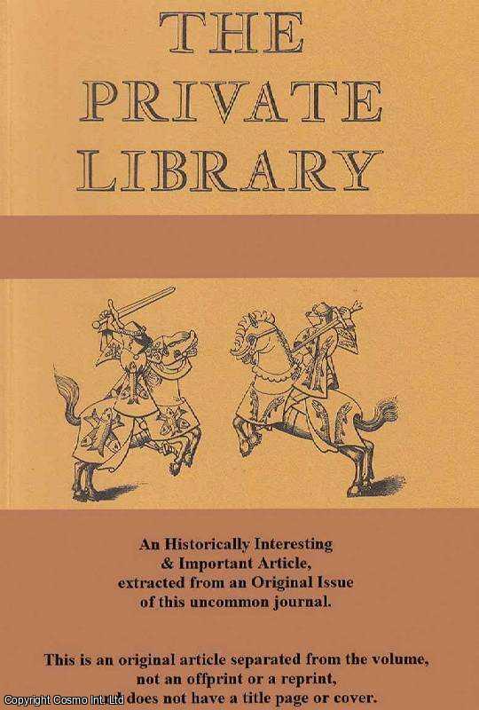 Item #622541 Bookplate Collecting and The Bookplate Society. An original article from The Private...