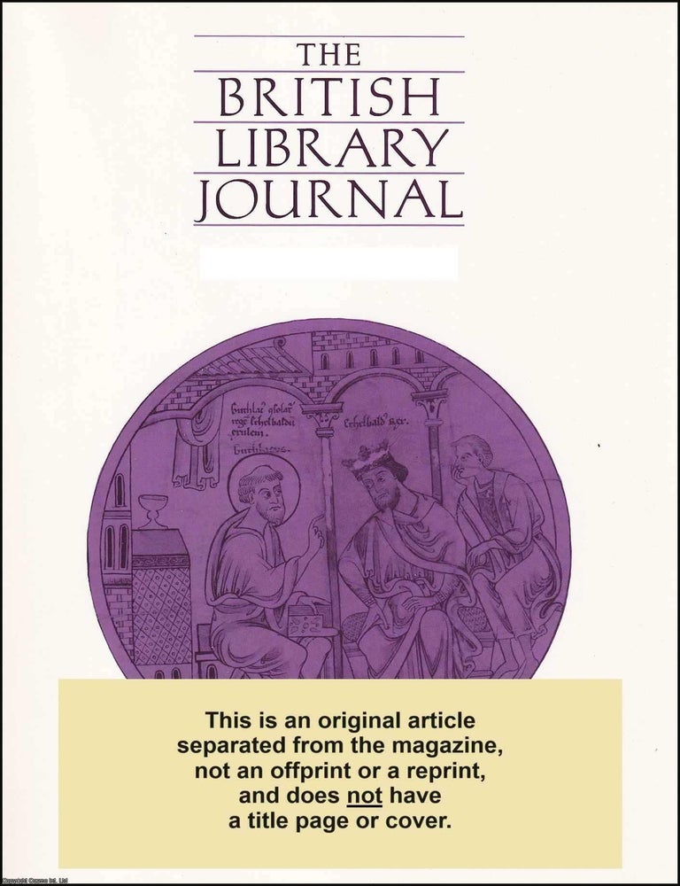 Item #623830 Six Unpublished Letters of Queen Henrietta Maria. An original article from The...