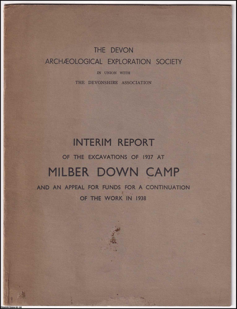 Item #624482 Excavations at Milber Down Camp, Devon : Interim Report of The First Season, 1937....