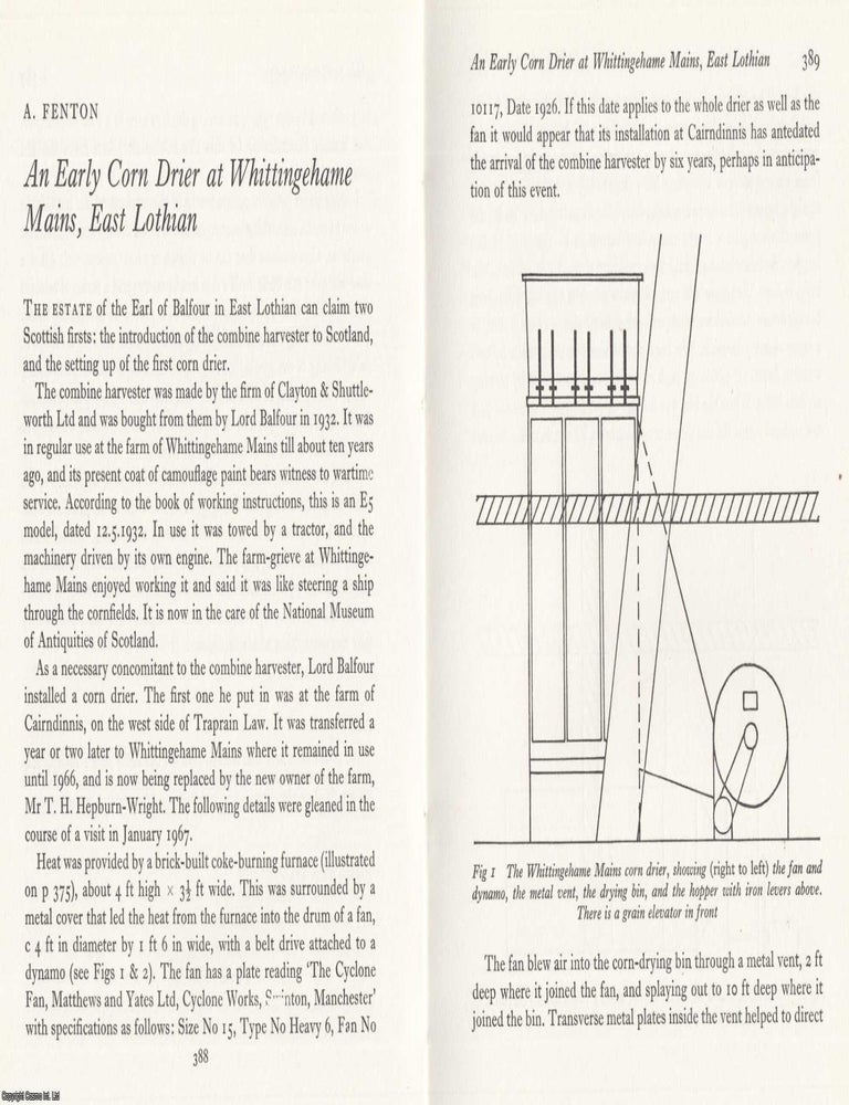 Item #624835 Early Corn Drier at Whittingehame Mains, East Lothian. An original article from the...