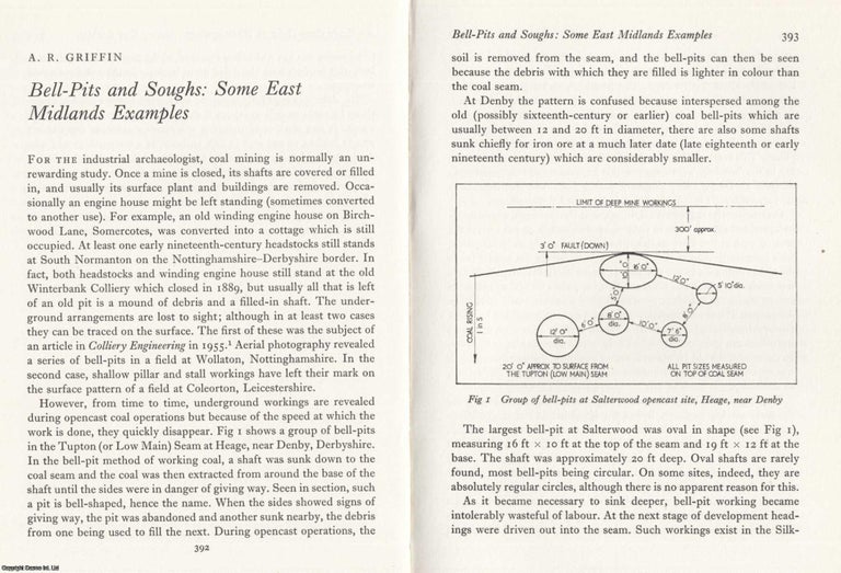 Item #624836 Bell-Pits and Soughs: Some East Midlands Examples. An original article from the...