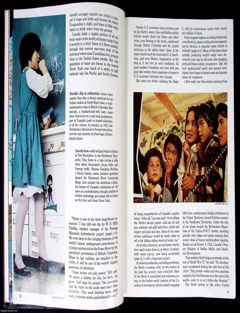 Item #626626 The Canadian North Emerging Giant. An original article from the National Geographic...