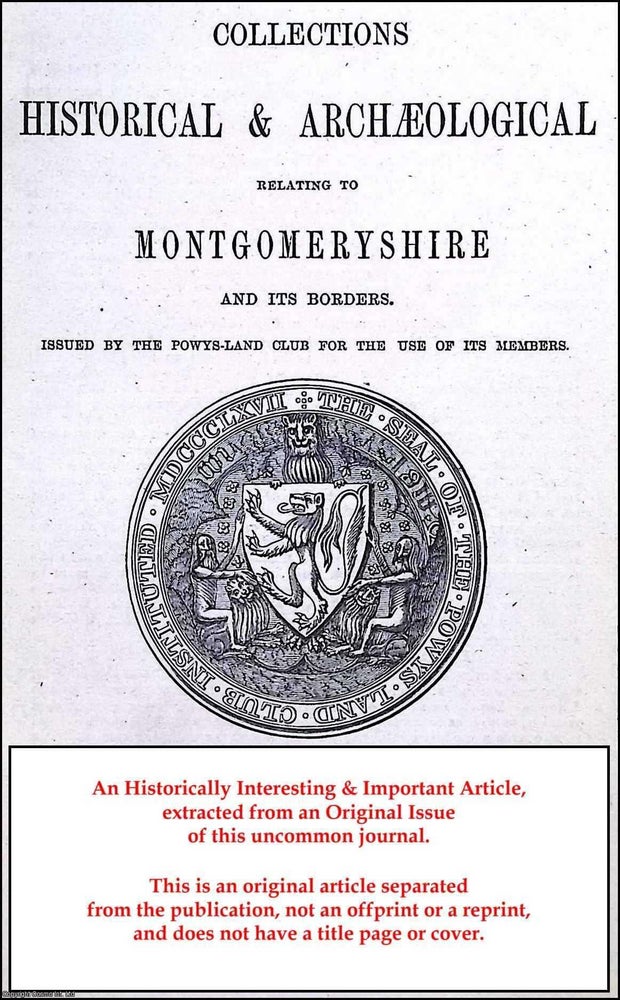 Item #629710 Who Were The Montgomeryshire Chartists?. An original article from Montgomeryshire...