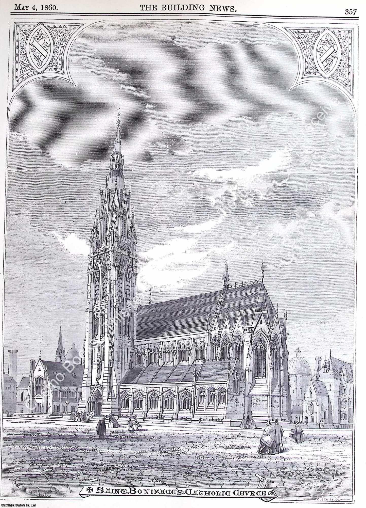 1860 : St. Bonifaces's Catholic Church. An original page from The ...