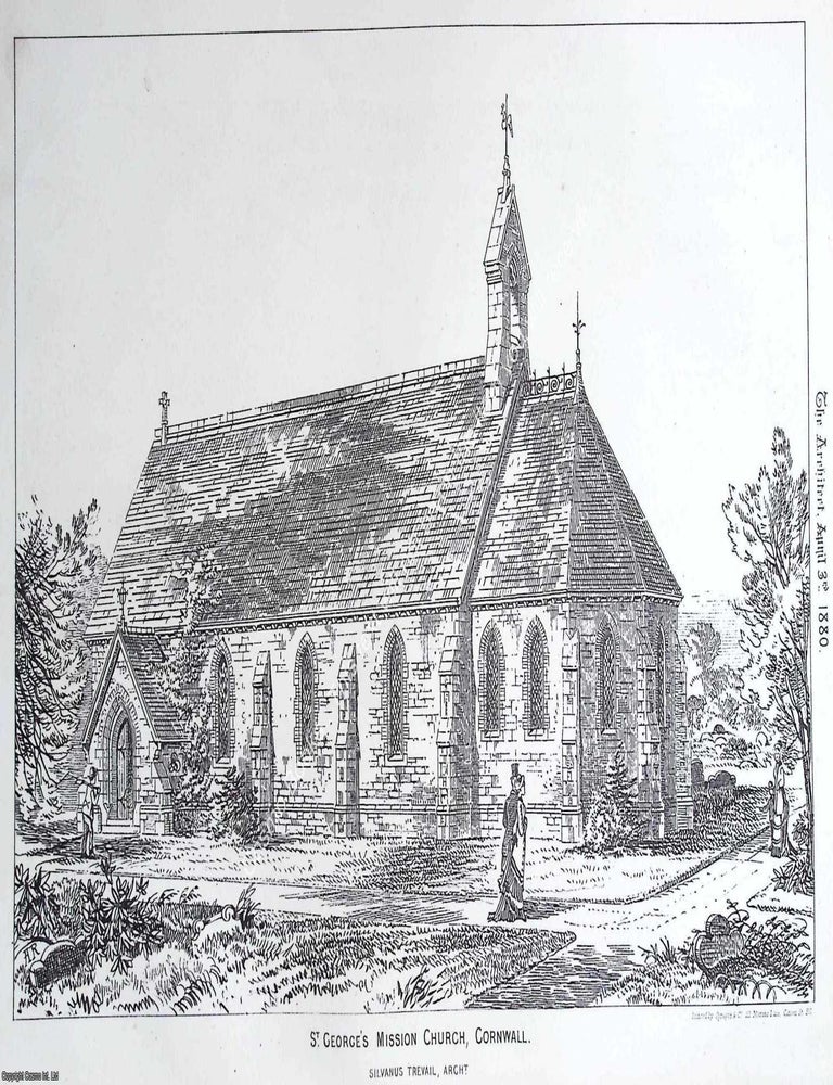 Item #633508 1880 : St. George's Mission Church, Cornwall. Silvanus Trevail, Architect. An...
