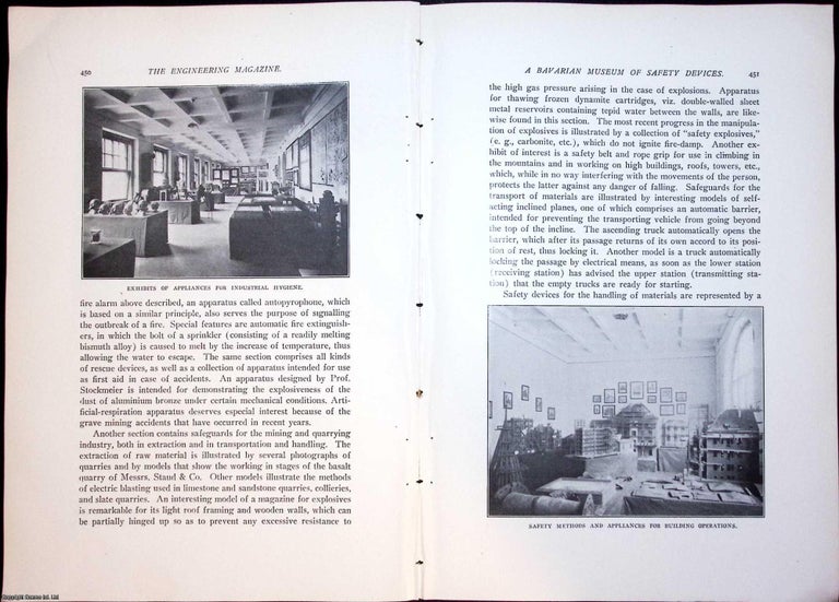 Item #634047 A Bavarian Museum of Industrial Safety Devices. An original article from The...
