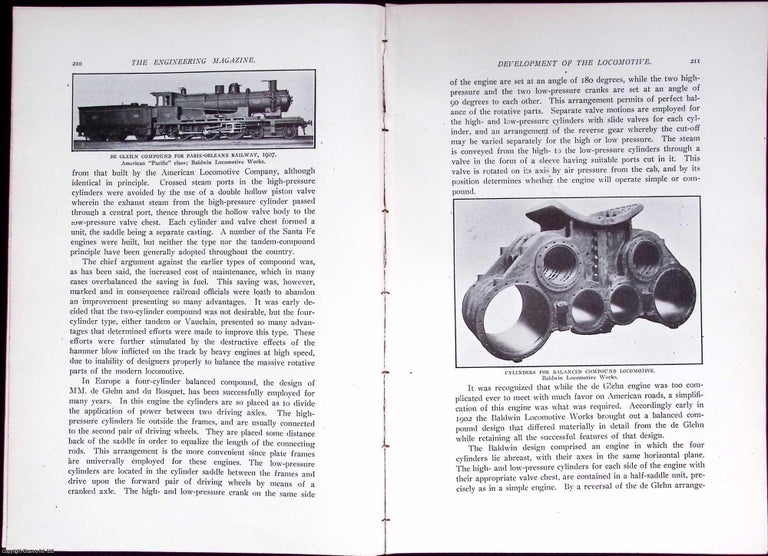 Item #634171 American Locomotive; Latter Day Developments. 40 pages, 2 parts, illustrated. An...