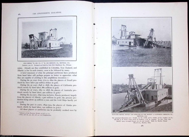 Item #634246 The Gold Ships and Their Cargoes. An original article from The Engineering Magazine,...