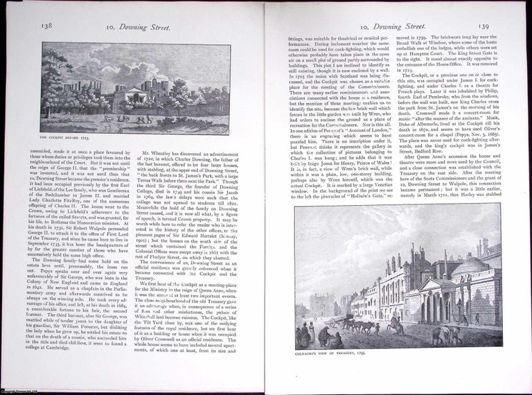 Item #634336 10 Downing Street, London. 26 pages, with illustrations & photographs. An...