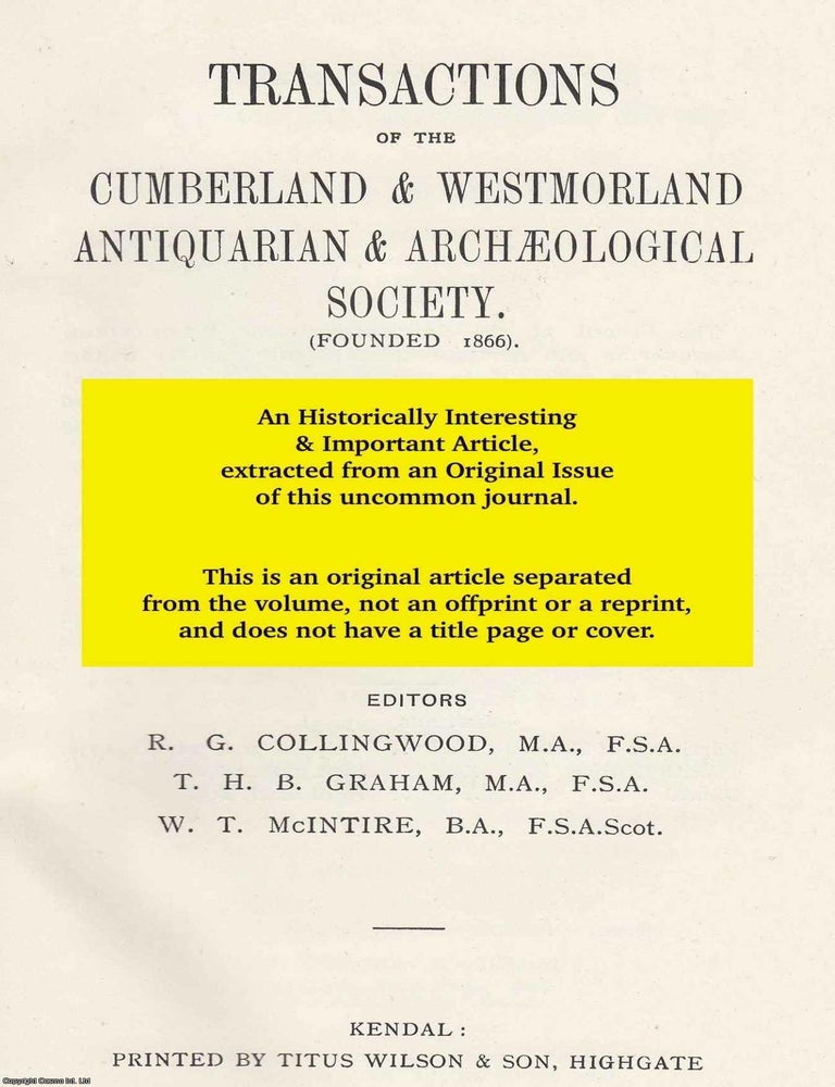 Item #635122 The Bones from Grayson-Lands Tumulus, Glassonby. An original article from The...