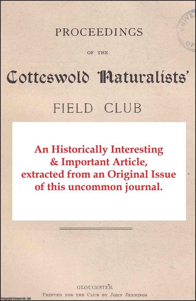 Item #636121 Field Studies on Valeriana Officinalis Linn in The Cotswold Hills. An original...