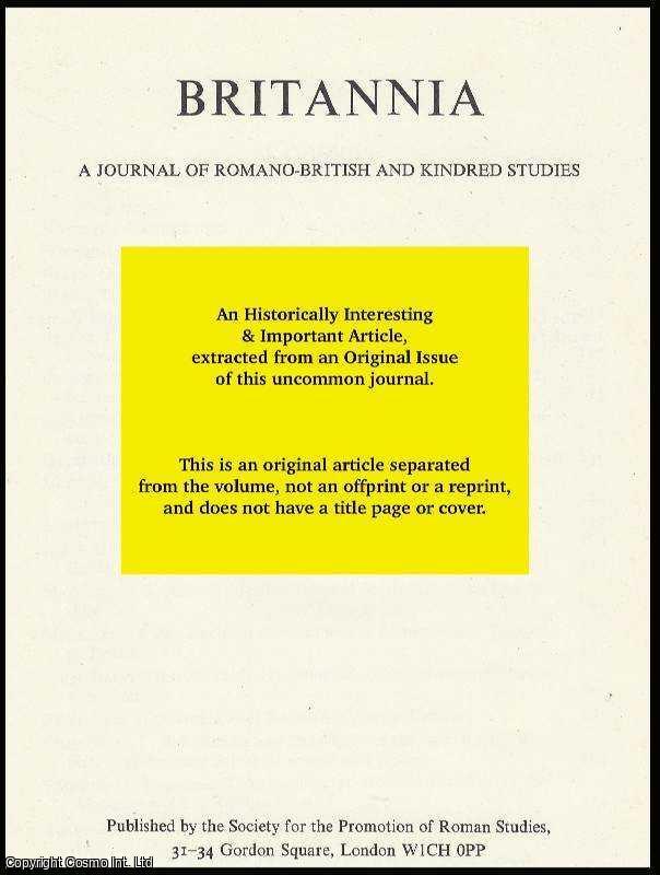 Item #637957 Two Letters from Vindolanda. An original article from Britannia. A Journal of...