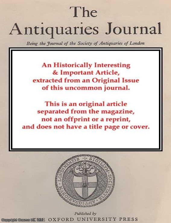 Item #638089 12th Century Interior Decoration: A Discovery at Oakham Castle, Rutland. 29 pages...