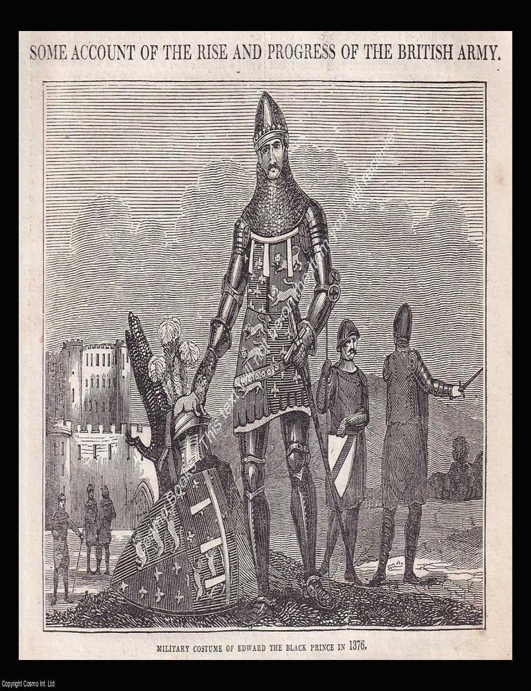 Item #639478 Military Costume of The British Army, Edward The Black Prince in 1376. An 1834...