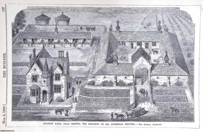 Item #641756 1860 : Bristol, Stanley Farm, The Property of Mr Alderman Proctor. Godwin,...