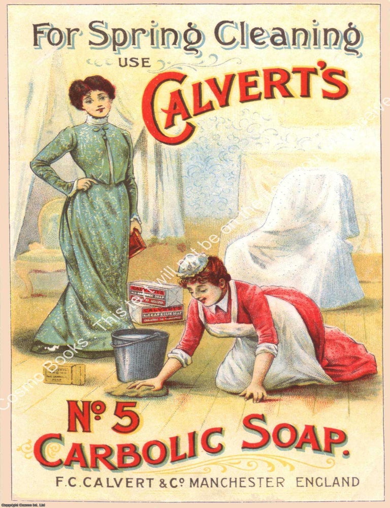 Item #807315 Calvert's Carbolic Soap. PRINT : A MODERN COLOUR REPRINT of an original...